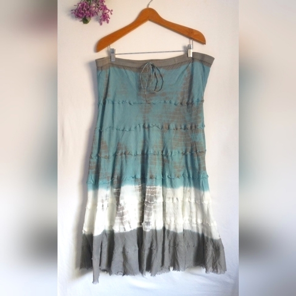 Metrowear Boho Fairycore Cottagecore Tie Dye Whimsigoth L - Picture 1 of 10